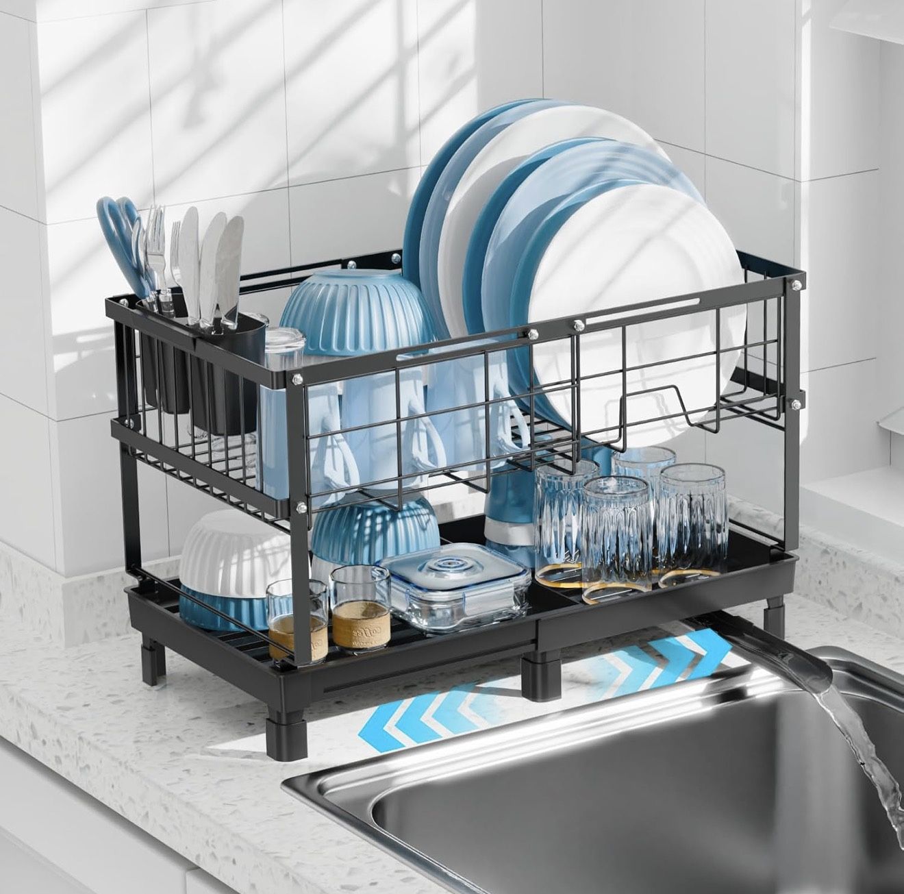 GSlife Large Dish Drying Rack