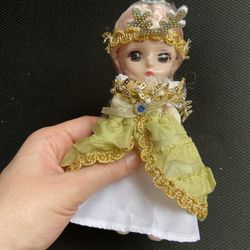 16cm Doll Set Gift Box 13 Movable Joints 3D Eyes BJD Girl Dress Up DIY Toy Fashion Dress Clothes Bjd Dolls Children's Gifts   Please check my selling 