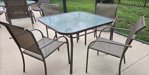 Patio Table & Chairs- Price Negotiable