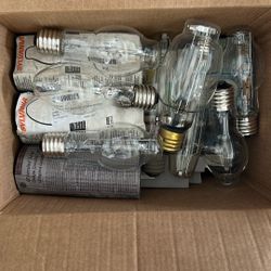 Lot Of Unique Light Bulbs High Pressure Sodium And More