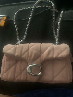 Authentic rare Denim pink coach bag