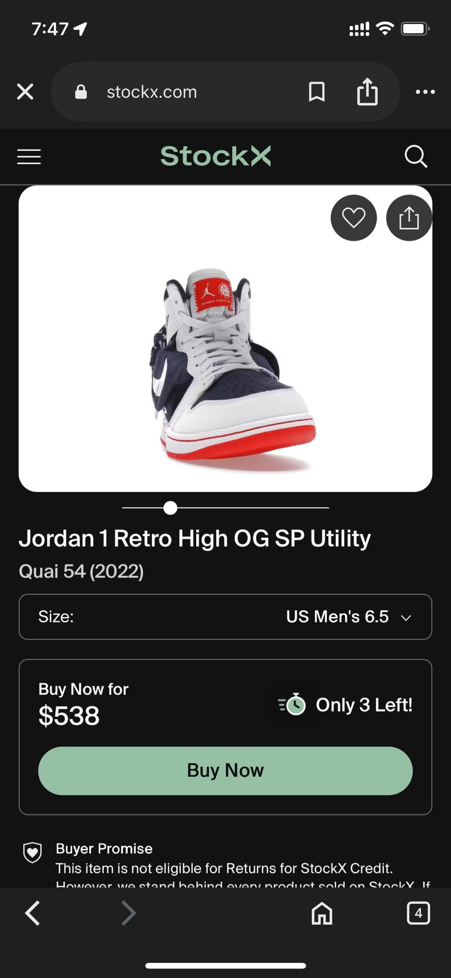 Jordan 1 Retro High OG SP Utility