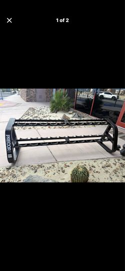 Gym dumb bell rack
