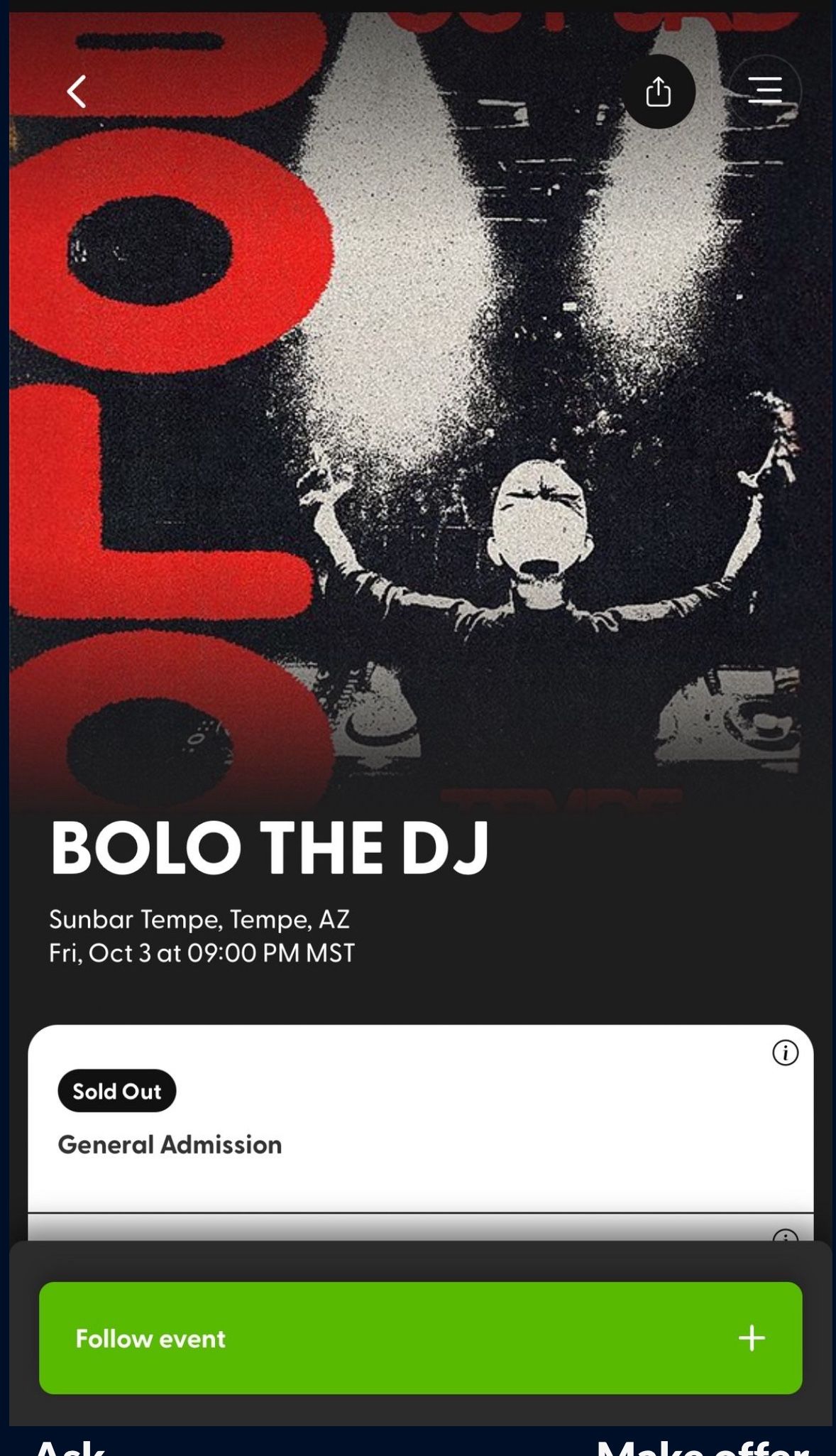Bolo Tickets