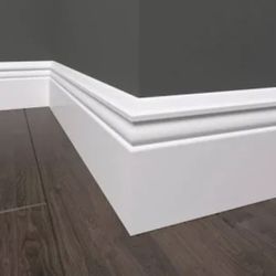 5.25 Inch Primed Pine Baseboatds Only $0.99 per Sq Ft