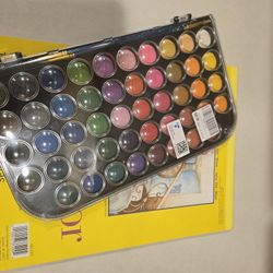 Water Color Paints And Paper