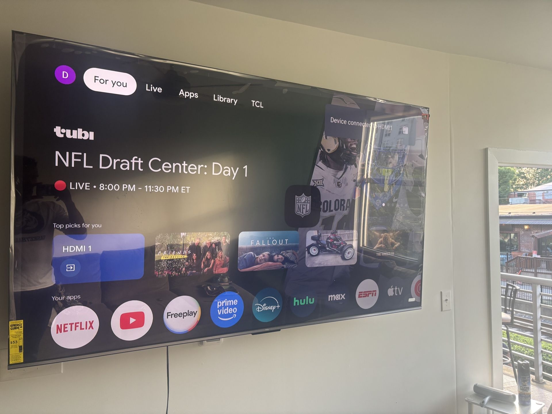 85 Inch Smart Tv. QLED. Google TV