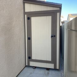 4x12 Storage Shed. Custom Shed. Storage Room.