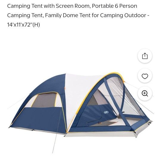 UPN FAMILY TENT WITH SCREEN ROOM
