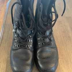 Swiss M90 Leather Military Combat Boots 