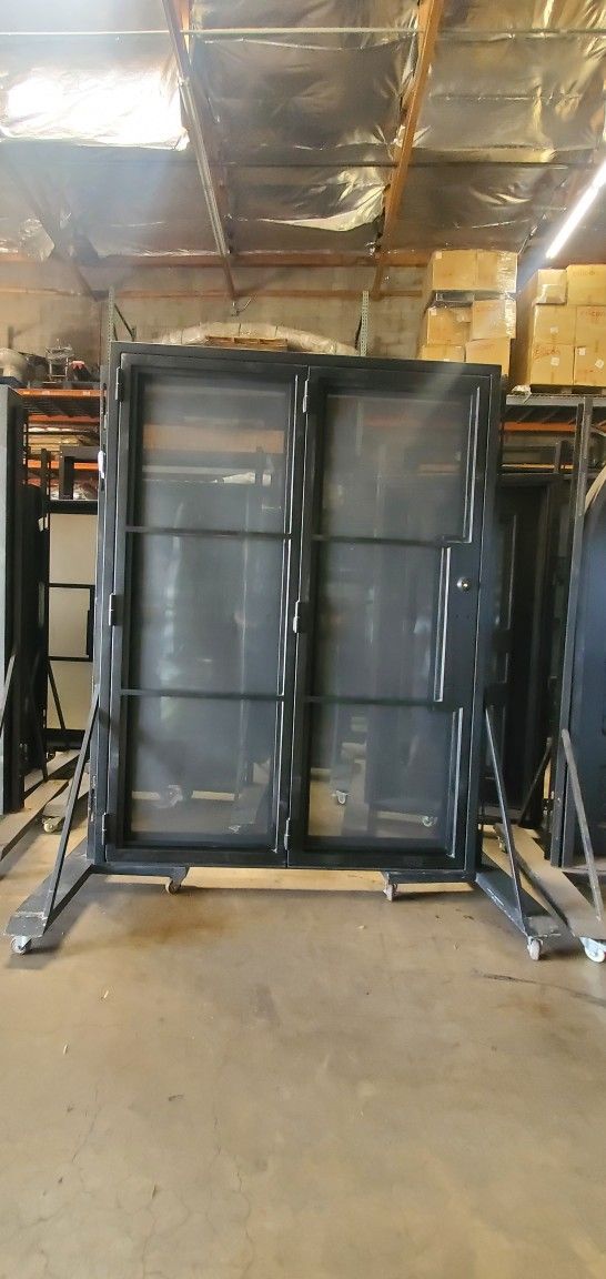 72x96. cheap. iron. doors