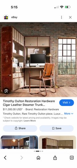 Restoration hardware trunk desk