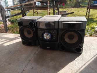 Mini Stereo With A Whole Lot Of Watts Works Good Plan