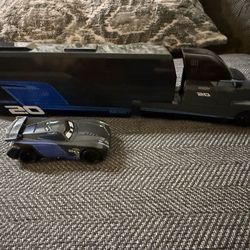 Pixar cars Jackson storm truck set