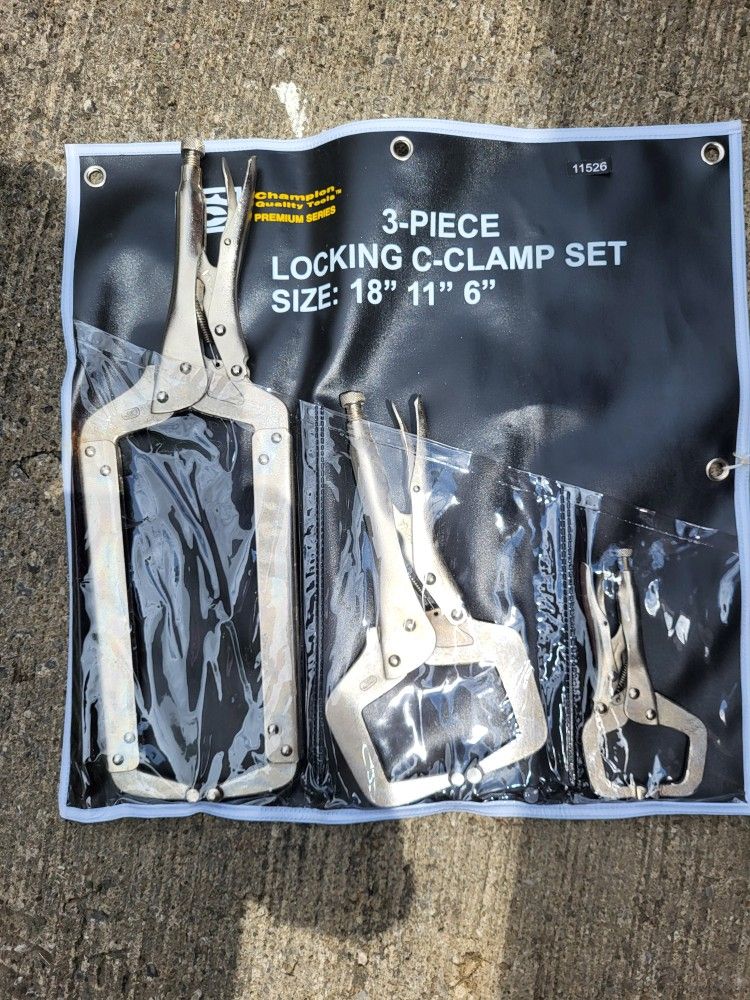 Locking C Clamp Set
