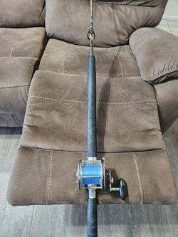 Penn senator 4/0 113h poor man shark combo for fishing inshore offshore boat