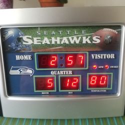 Seattle Seahawks Digital Clock