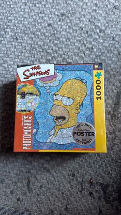 Sealed Simpson 1000 piece puzzle