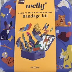 Welly Doggies Heroic Flex Fabric & Waterproof Bandage Kit, 150 Count