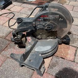 Sears 10 Inch 3hp Craftsman Compound Saw