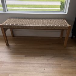 Rattan Bench 