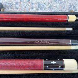 Brands High Quality billionard cue sticks with Cases