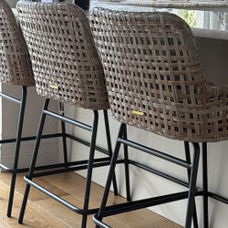 Ballard Designs Bailey Woven Counter Stool (3 available)