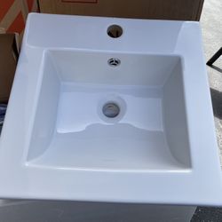 Karan China Bathroom Sink (white)