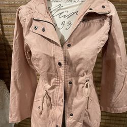 orever 21 pink army jacket  rose Color 