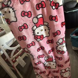 Hello Kitty Throw Blanket