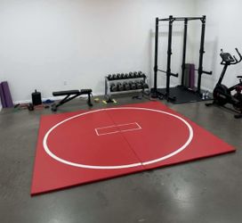 NEW Wrestling Mat 9x9 Feet, $245 ONLY. Jiu Jitsu Mat, BJJ Mat, Shock Absorbing Mat