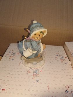 Cherished teddies 19 in boxes six without boxes some are collectible plates