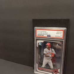 ELLY DE LA CRUZ PSA 10 1st 2022 Bowman Chrome Prospects REDS Rookie RC GEM MINT