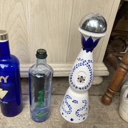 Three different bottles 
