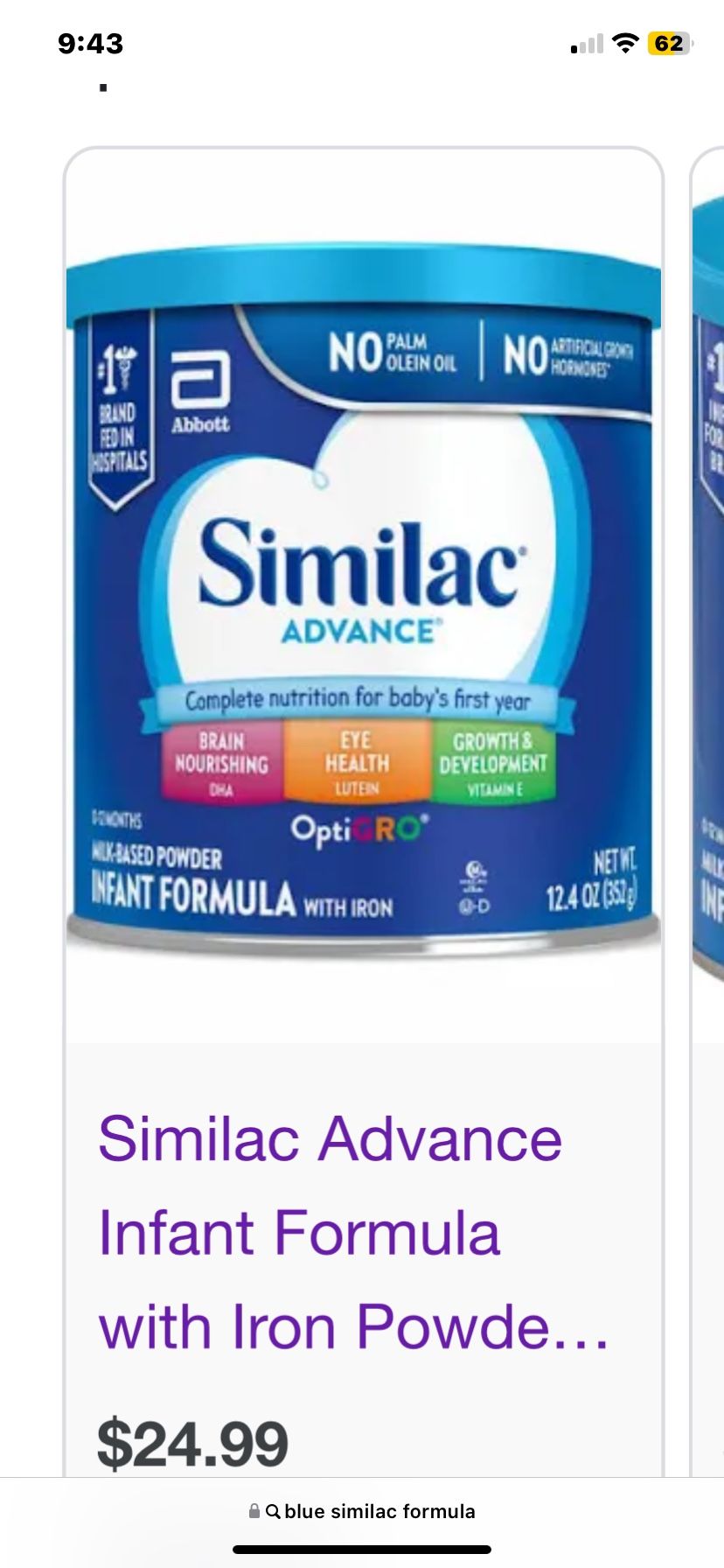 SIMILAC FORMULA