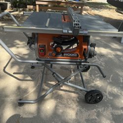 Ridgid Portable Table Saw 