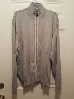 New mens Perry Ellis gray sweater XXL