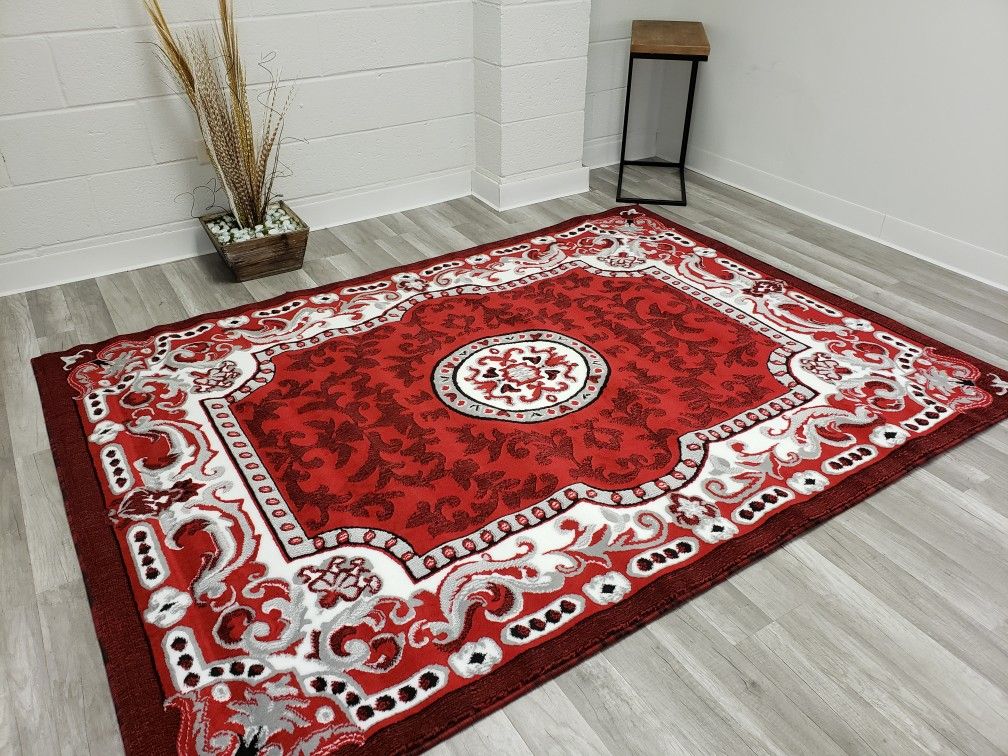 NEW 5'3 X 7'2 AREA RUG | ACCENT RUG | LIVING ROOM RUG | IN STOCK! |LARGE RUG