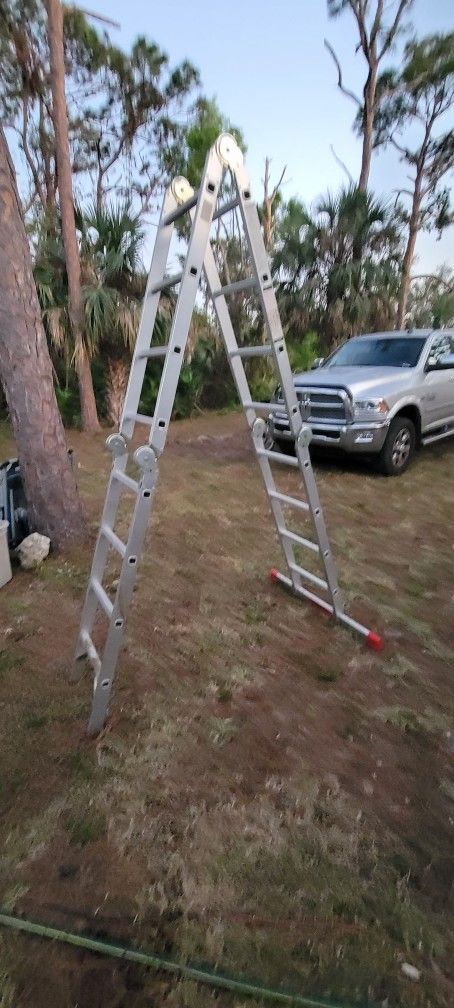 16ft Multi-Positionition Aluminum Ladder 