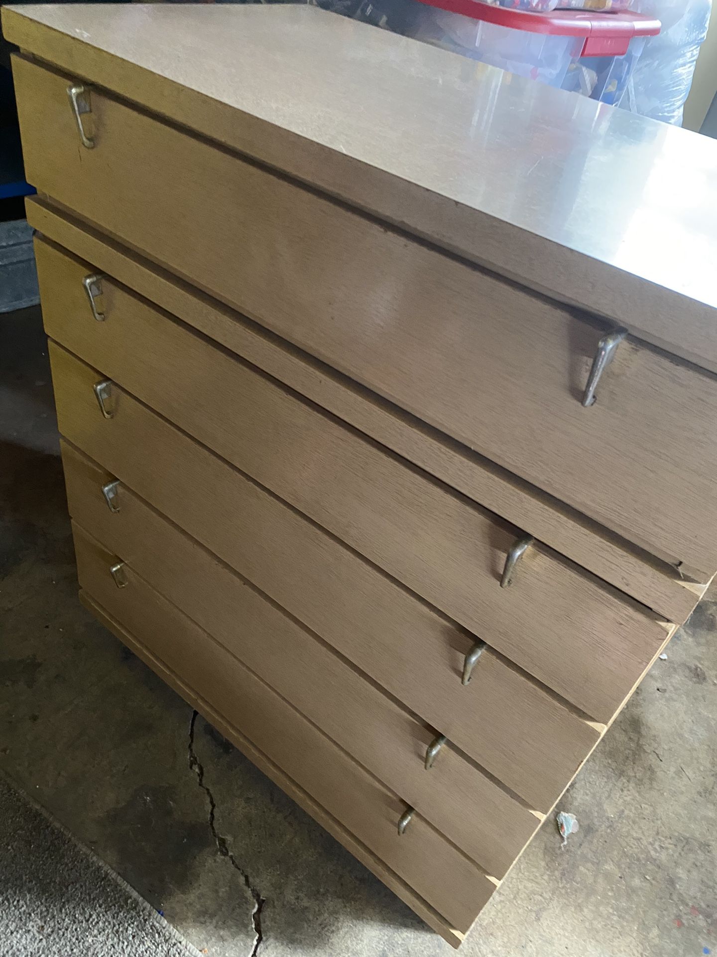 Modern Vintage 5 Draw Dresser