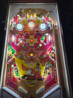 1977 Gotlieb Wedge Head "Golden Arrow" Pinball Machine - Very Clean!
