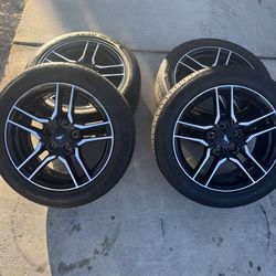 18” OEM Mustang GT 5.0 Rims and Tires 2015-2023 6th Gen
