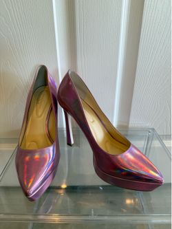 Jessica Simpson Pink Platform Heels
