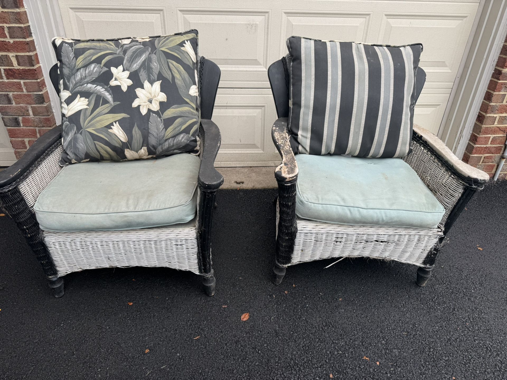 Pair of Wicker Chairs