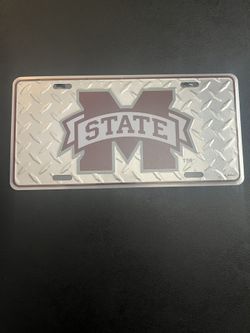 Mississippi State University License Plate