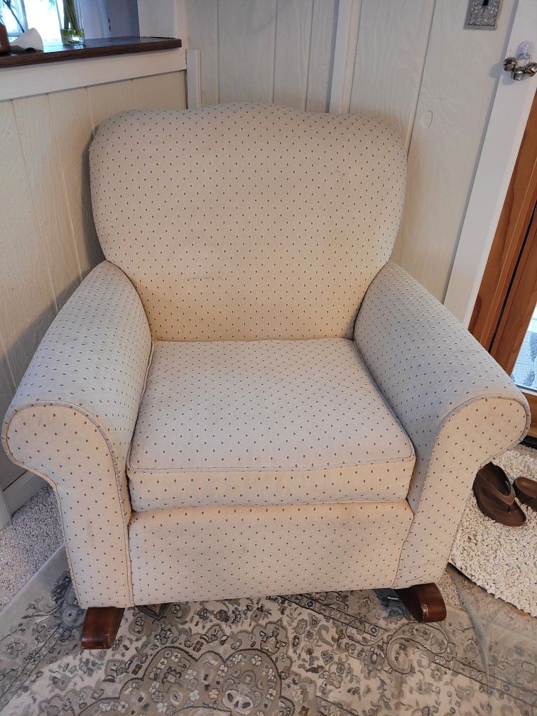 Beige Sealy  Livingroom Rocker