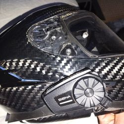 Carbon Fiber Motorcycle Helmet 