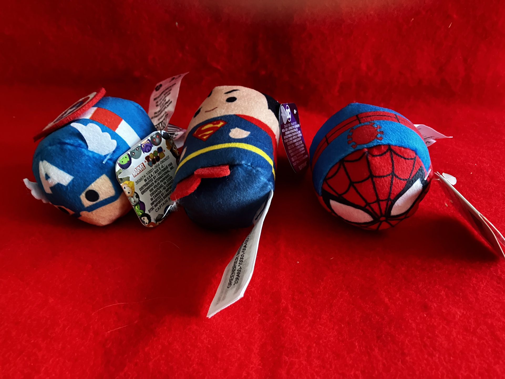 Lot Of Three Marvel/Disney Tsum Tsum Toys .