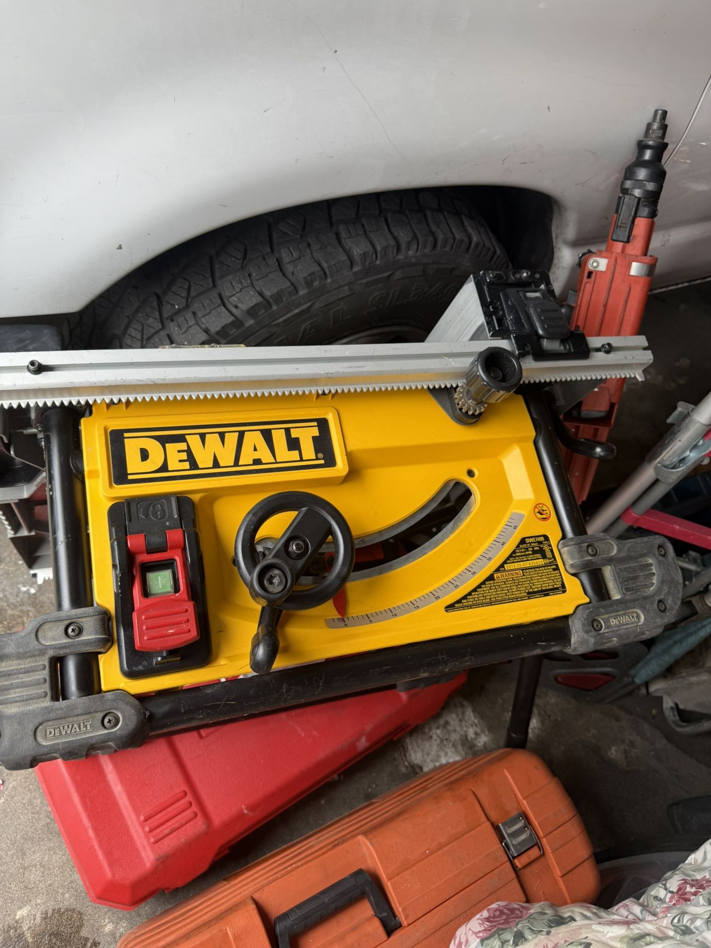 Use Normal. Wear The Wall Table Saw 10 In. Gray Conditions.