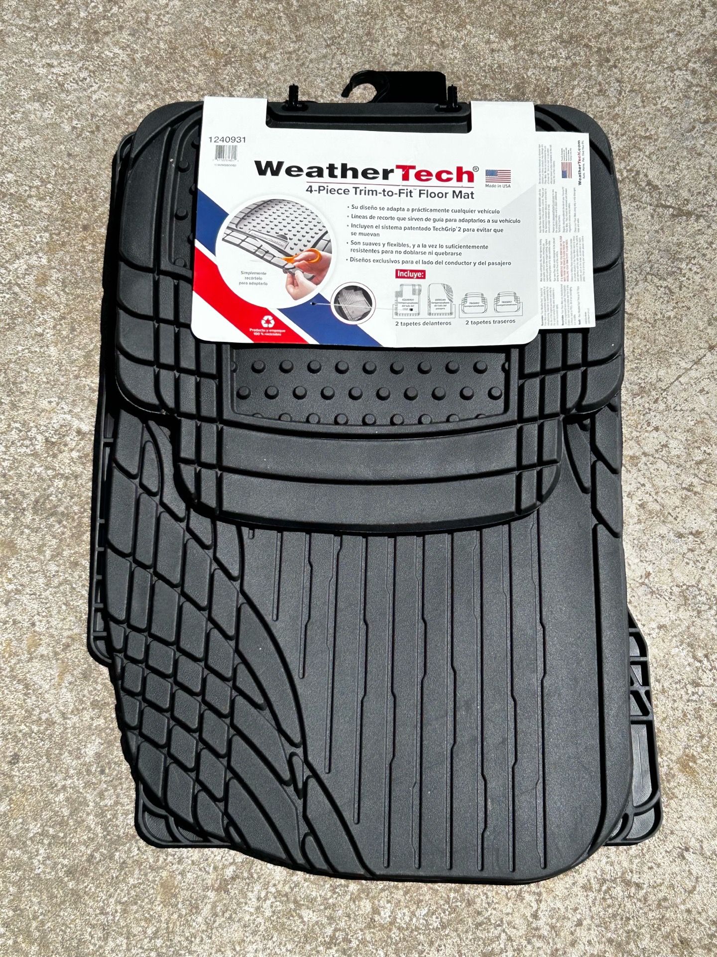 Weather tech 4-piece Trim-to-fit floor mats